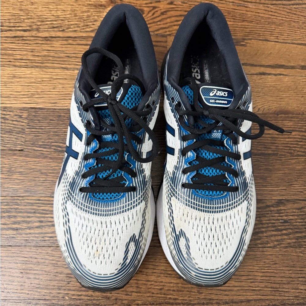 ASICS Men Walking Trail Cushioned Running Shoes Gel Nimbus 21 Activewear Size 11 - Picture 4 of 5